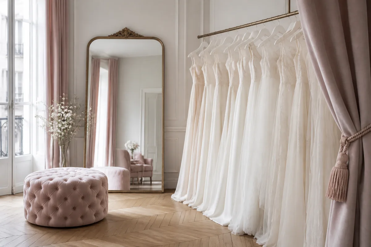 Essayage robe de mariée : bien préparer chaque rendez-vous