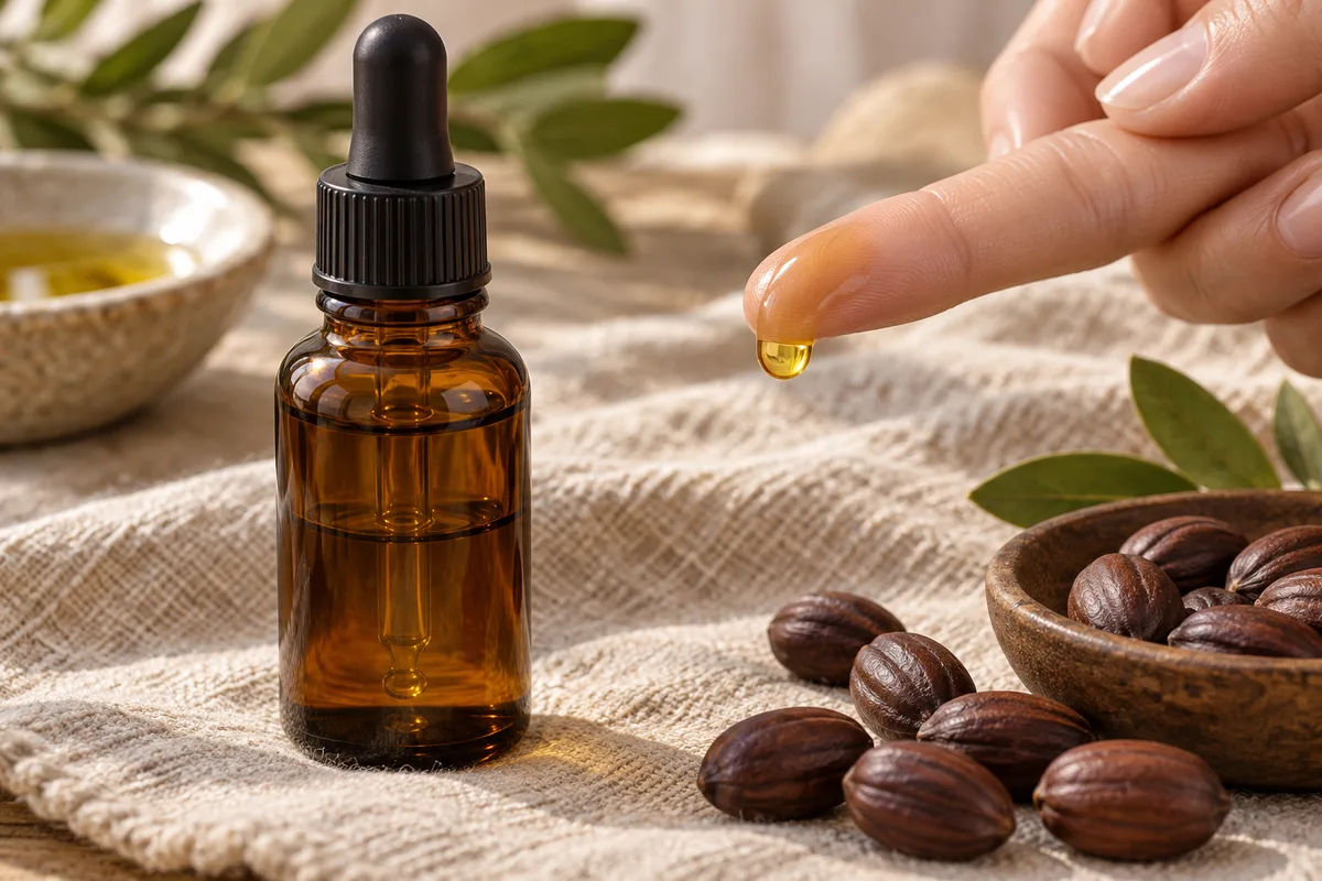 Huile de jojoba visage : bienfaits et bonne utilisation