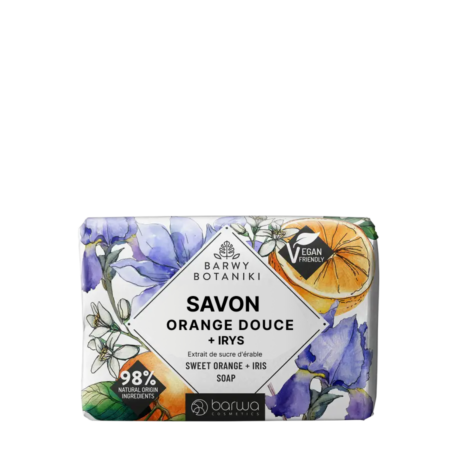 Pain de savon Orange Douce + Iris Barwy Botaniki 100g