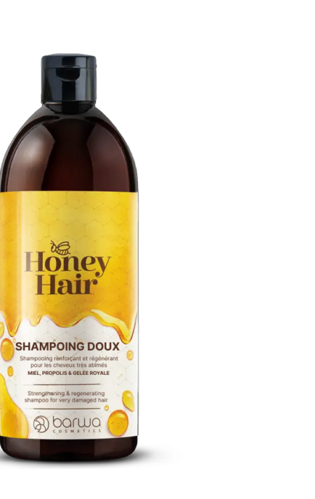 SHAMPOOING fortifiant et régénérant, miel, propolis, gelée royale 480ml